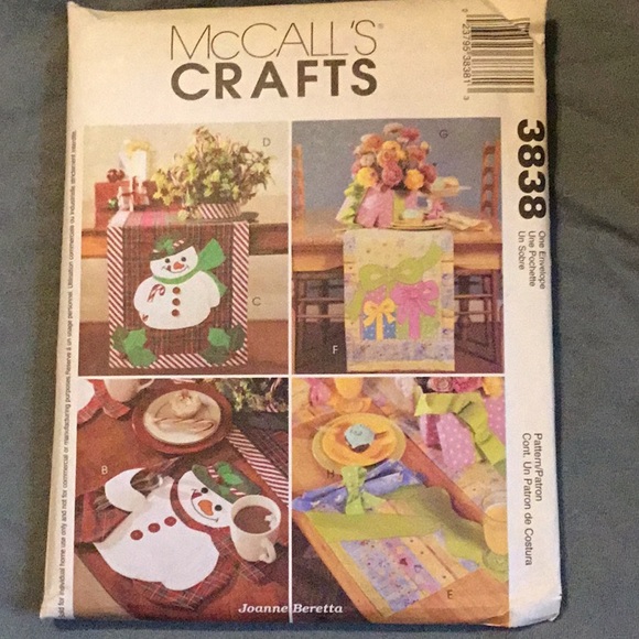 McCall’s Crafts 3838 sewing pattern - Picture 1 of 2